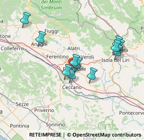 Mappa Viale Austria, 03100 Frosinone FR, Italia (14.12273)