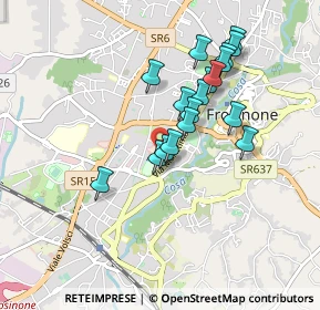 Mappa Via Giovanni Palatucci, 03100 Frosinone FR, Italia (0.82111)