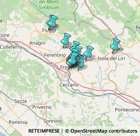 Mappa Via Giovanni Palatucci, 03100 Frosinone FR, Italia (7.49231)