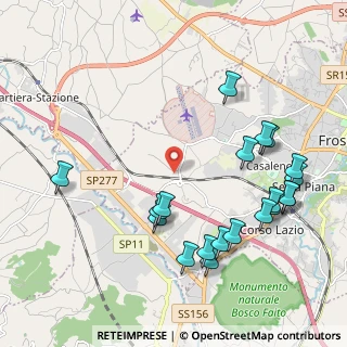Mappa Via Fontana Sambuco, 03100 Frosinone FR, Italia (2.5255)