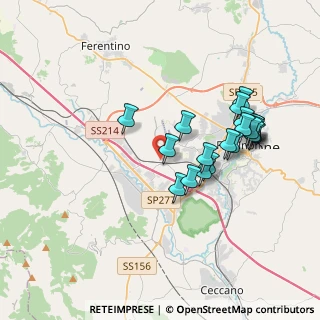 Mappa Via Fontana Sambuco, 03100 Frosinone FR, Italia (3.727)