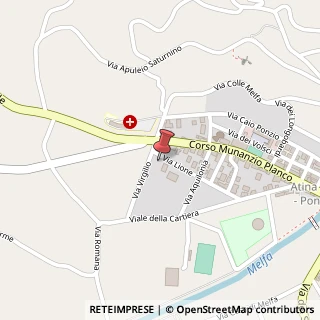 Mappa Via Lione, Snc, 03042 Atina, Frosinone (Lazio)