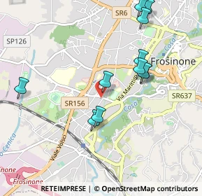 Mappa Viale Europa, 03100 Frosinone FR, Italia (1.07364)