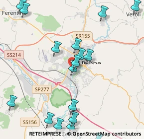 Mappa Viale Europa, 03100 Frosinone FR, Italia (5.49294)