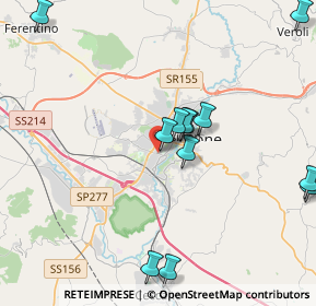 Mappa Viale Europa, 03100 Frosinone FR, Italia (4.67833)