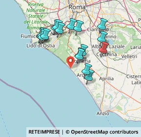 Mappa Lungomare delle Sirene, 00071 Torvaianica RM, Italia (14.13294)
