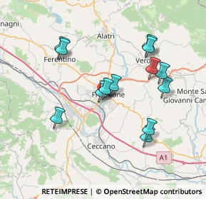 Mappa Via Marittima, 03100 Frosinone FR, Italia (7.38846)