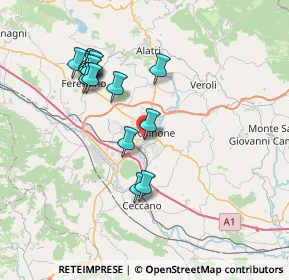 Mappa Via Marittima, 03100 Frosinone FR, Italia (7.59467)