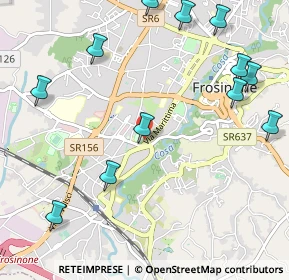Mappa Via Marittima, 03100 Frosinone FR, Italia (1.43417)