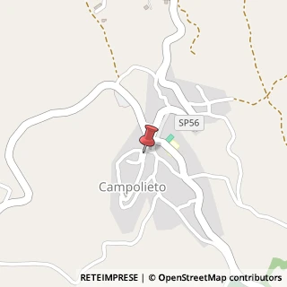 Mappa Via Castello, 4, 86040 Campolieto CB, Italia, 86040 Campolieto, Campobasso (Molise)