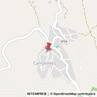 Mappa Via Castello, 4, 86040 Campolieto, Campobasso (Molise)