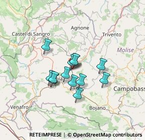 Mappa Via della Madonna, 86097 Sessano del Molise IS, Italia (9.58462)