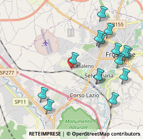 Mappa Via A. Fabi snc, 03100 Frosinone FR, Italia (2.422)