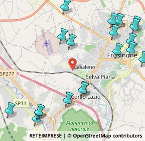 Mappa Via A. Fabi snc, 03100 Frosinone FR, Italia (3.1055)
