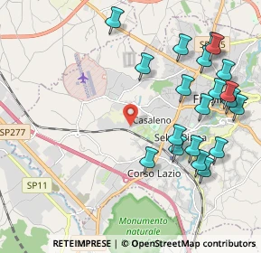 Mappa Via A. Fabi snc, 03100 Frosinone FR, Italia (2.5305)