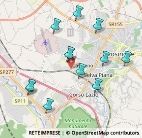 Mappa Via A. Fabi snc, 03100 Frosinone FR, Italia (2.07333)