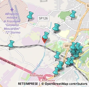 Mappa Via A. Fabi snc, 03100 Frosinone FR, Italia (1.322)