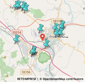 Mappa Via A. Fabi snc, 03100 Frosinone FR, Italia (4.53188)
