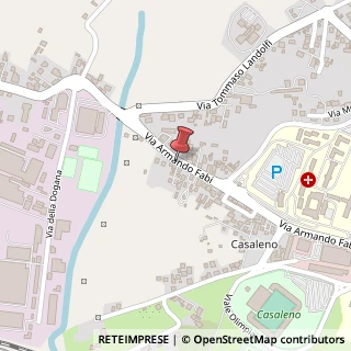 Mappa Via Armando Fabi, 80, 03100 Frosinone, Frosinone (Lazio)