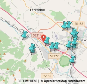 Mappa 03013 Frosinone FR, Italia (4.27571)