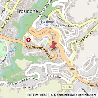 Mappa Viale Giuseppe Mazzini, 56, 03100 Frosinone, Frosinone (Lazio)