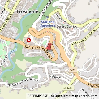 Mappa Viale Giuseppe Mazzini, 69, 03100 Frosinone, Frosinone (Lazio)