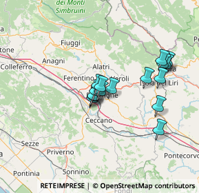 Mappa Frosinone, 03100 Frosinone FR, Italia (11.84938)