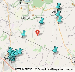 Mappa Via Fontana Parata, 00075 Lanuvio RM, Italia (6.57563)
