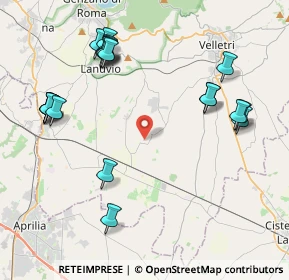 Mappa Via Fontana Parata, 00075 Lanuvio RM, Italia (5.0525)