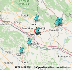 Mappa Via Alcide de Gasperi, 03100 Frosinone FR, Italia (17.54)