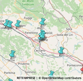 Mappa Via Alcide de Gasperi, 03100 Frosinone FR, Italia (21.84833)