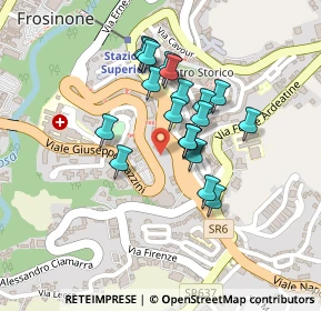 Mappa Via Alcide de Gasperi, 03100 Frosinone FR, Italia (0.178)