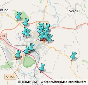 Mappa Via Alcide de Gasperi, 03100 Frosinone FR, Italia (3.279)