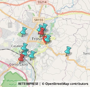 Mappa Via Alcide de Gasperi, 03100 Frosinone FR, Italia (1.60636)
