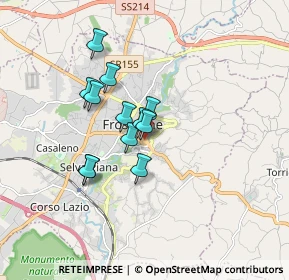 Mappa Via Alcide de Gasperi, 03100 Frosinone FR, Italia (1.3225)