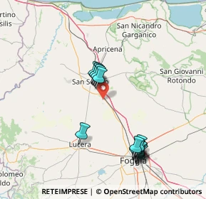 Mappa SP  20 Km. 17, 71016 San Severo FG, Italia (15.82)