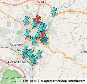 Mappa Via Maccari, 03100 Frosinone FR, Italia (1.5375)