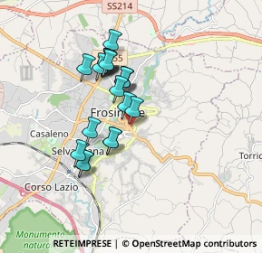 Mappa Via Maccari, 03100 Frosinone FR, Italia (1.517)