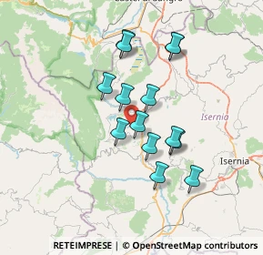 Mappa Via Capo Volturno, 86070 Rocchetta a Volturno IS, Italia (6.23071)