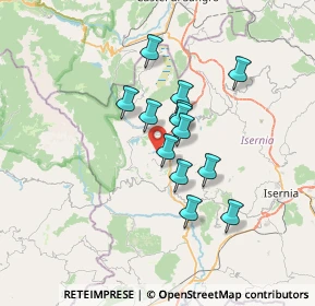 Mappa Via Capo Volturno, 86070 Rocchetta a Volturno IS, Italia (5.39231)