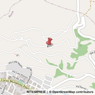 Mappa Via Colle Melfa, 03042 Atina, Frosinone (Lazio)