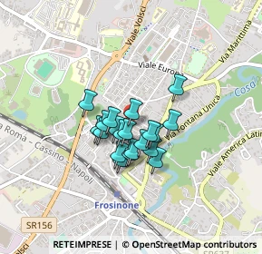 Mappa Via Claudio Monteverdi, 03100 Frosinone FR, Italia (0.2775)