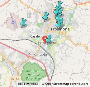 Mappa Via Claudio Monteverdi, 03100 Frosinone FR, Italia (2.16727)