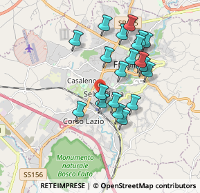 Mappa Via Claudio Monteverdi, 03100 Frosinone FR, Italia (1.6895)