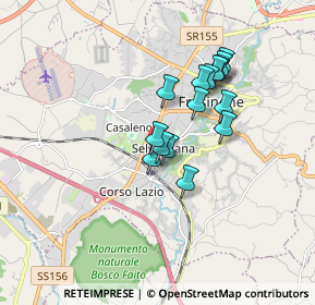 Mappa Via Claudio Monteverdi, 03100 Frosinone FR, Italia (1.42467)