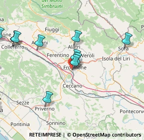 Mappa Via Claudio Monteverdi, 03100 Frosinone FR, Italia (22.85692)