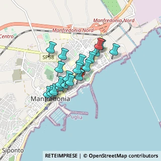 Mappa Via Spiaggia, 71043 Manfredonia FG, Italia (0.6755)