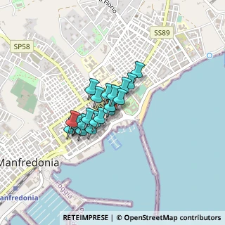 Mappa Via Spiaggia, 71043 Manfredonia FG, Italia (0.285)