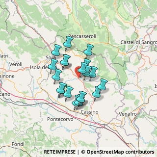 Mappa Via Lungo Melfa, 03042 Atina FR, Italia (10.556)