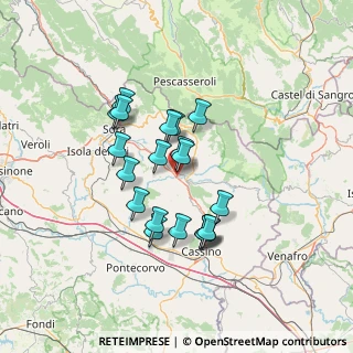 Mappa Via Lungo Melfa, 03042 Atina FR, Italia (11.9805)